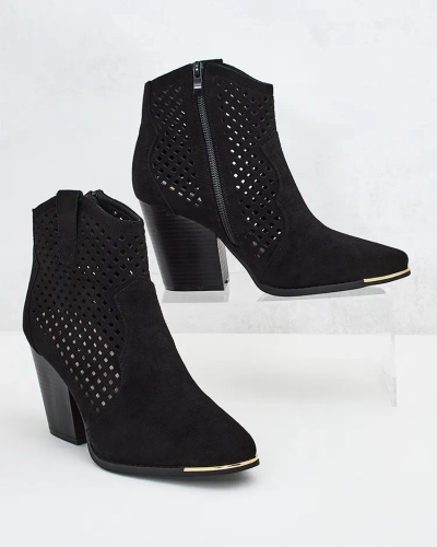 Royalfashion Дамски ажурни ботуши Tonnet