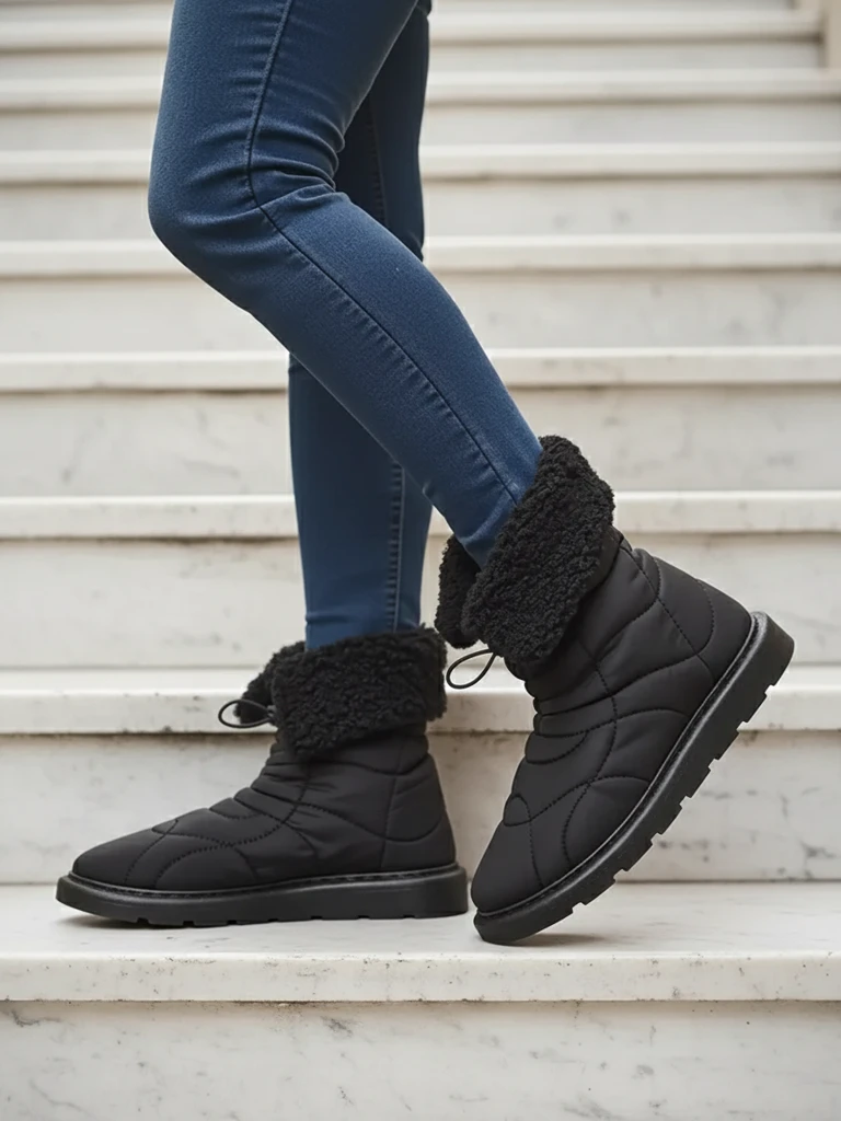 Дамски ботуши Royalfashion като снежни ботуши Oferita