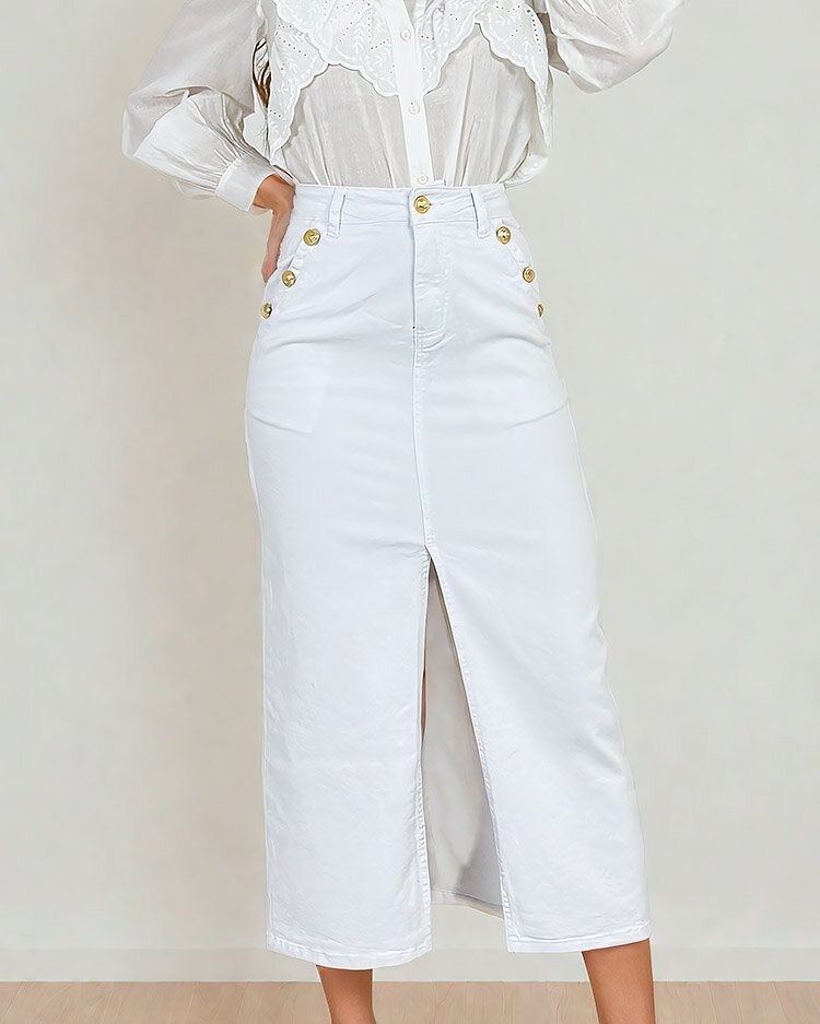 Дамска пола от деним Royalfashion