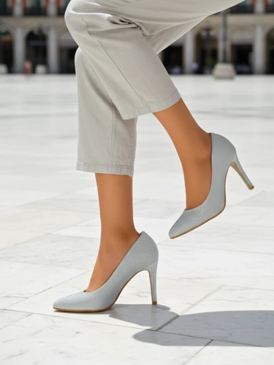 Royalfashion Лъскави дамски токчета Enen