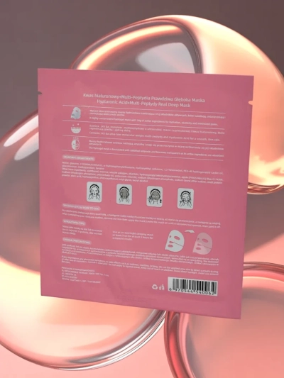 Маска за лице LUXELUX Hyaluronic Acid Multi-Peptydy Calista 25ml