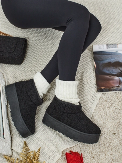 Къси дамски боти тип сноубутс Marellin