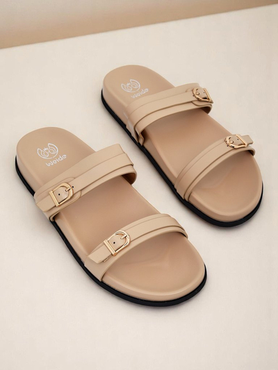 Royalfashion Дамски чехли от еко кожа EcoTwins Slides