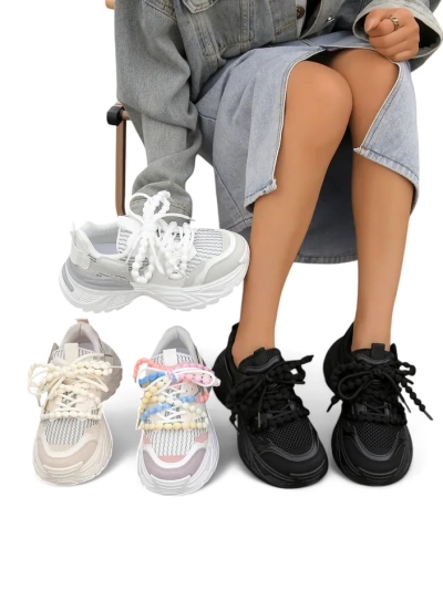 Спортни маратонки Royalfashion за жени на по-дебела подметка Loness