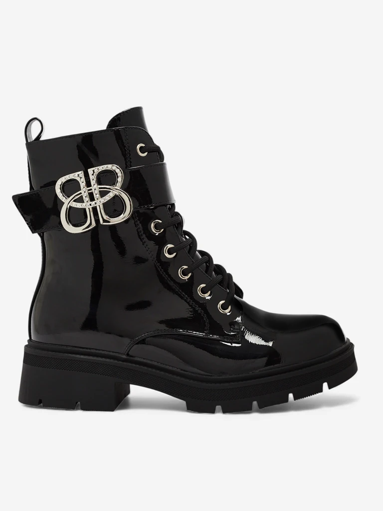 Лакирани дамски еко кожени боти Veuli