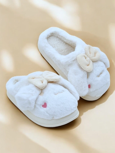 Обувки с козина за жени Royalfashion с панделка Савос