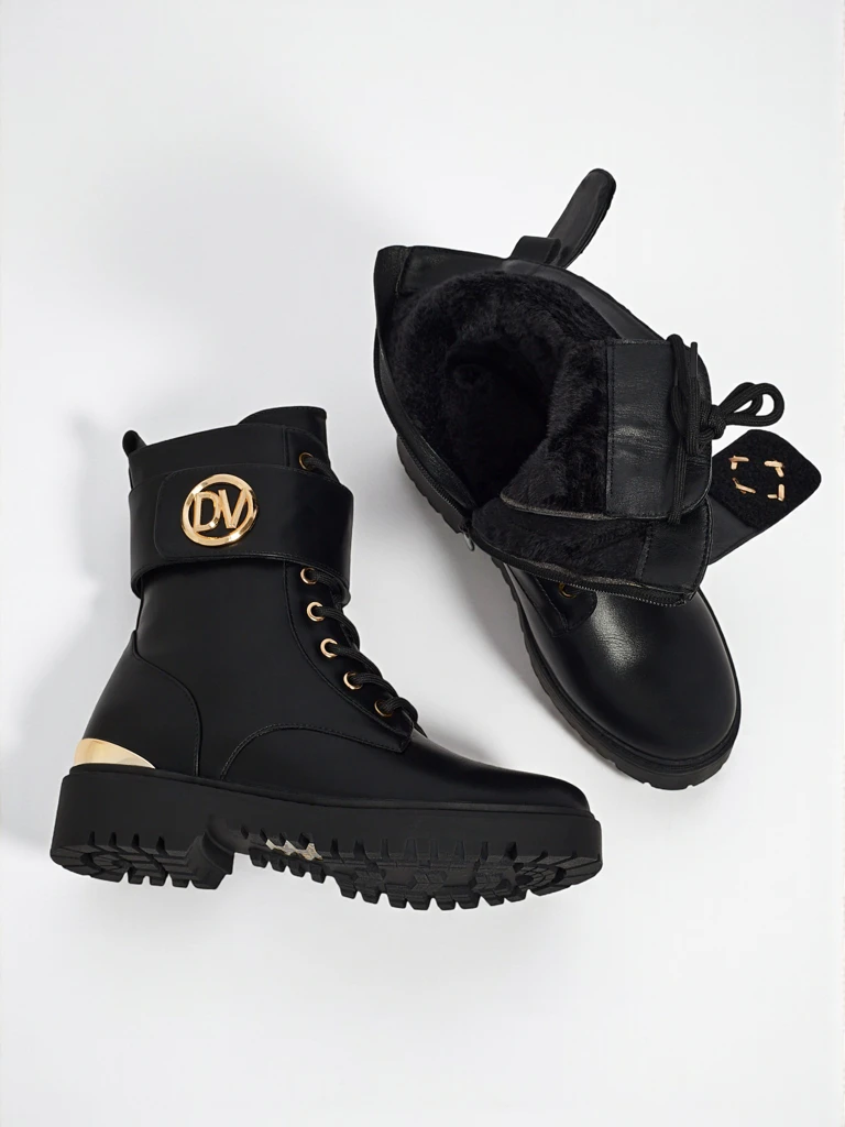 Дамски боти workery с декорации Lorice