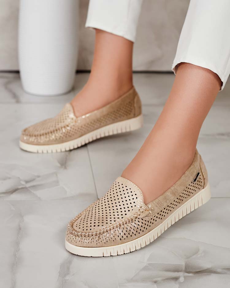 Royalfashion Дамски ажурни мокасини Nafis