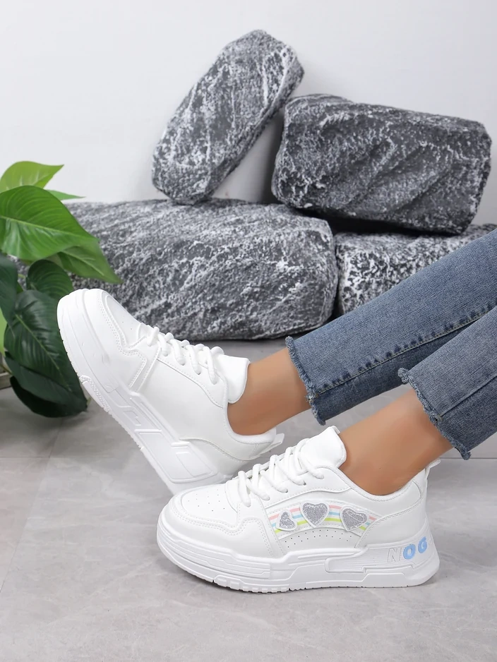 Royalfashion Дамски маратонки с брокат Samoles