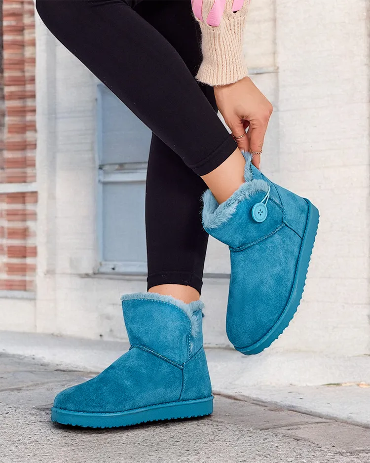 Royalfashion Дамски къси ботуши a'la snow boots Malla