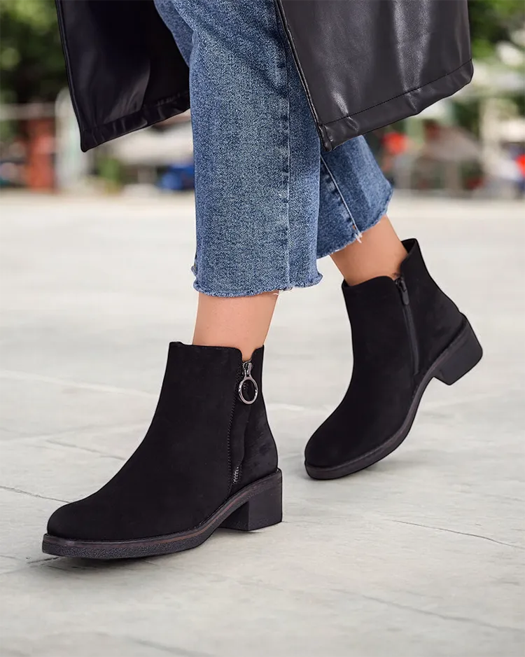 Дамски глезенови боти Royalfashion Мило