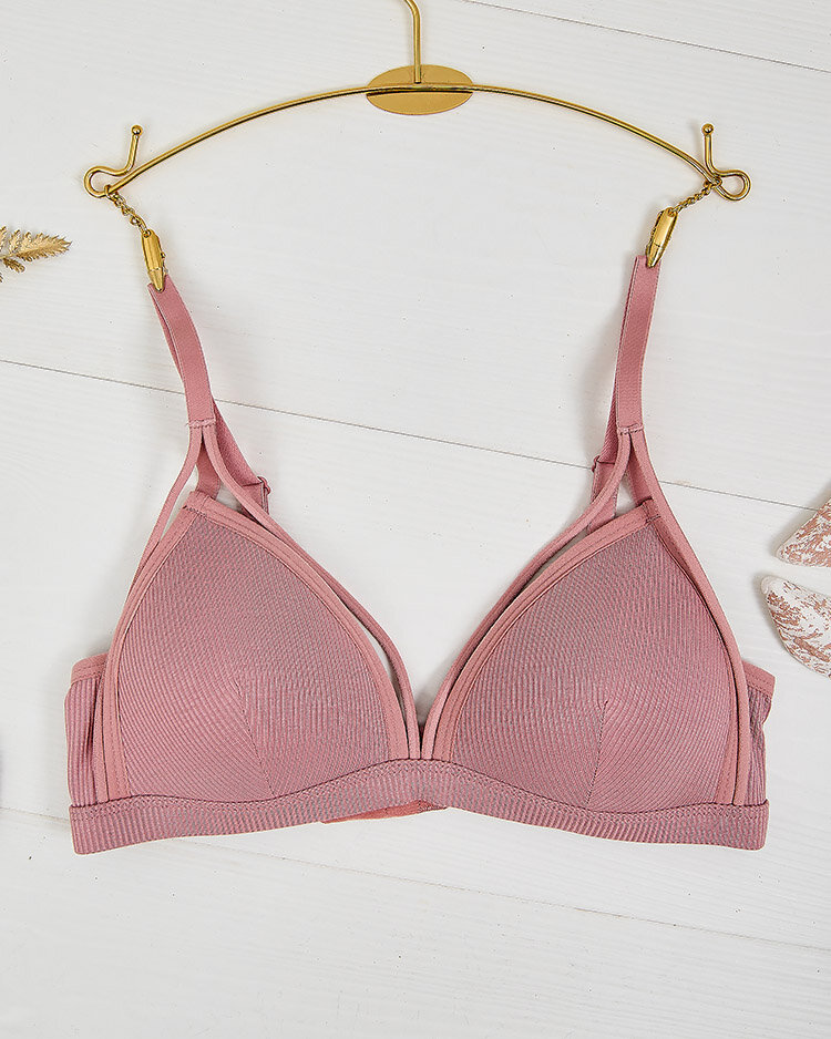 Royalfashion Дамски сутиен с декоративни презрамки