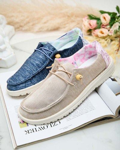 Royalfashion Women's Treppes Lace-up Half Shoes