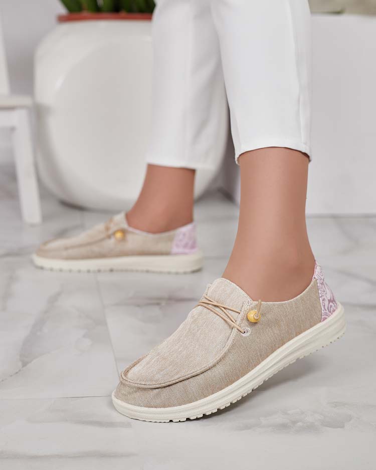 Royalfashion Women's Treppes Lace-up Half Shoes