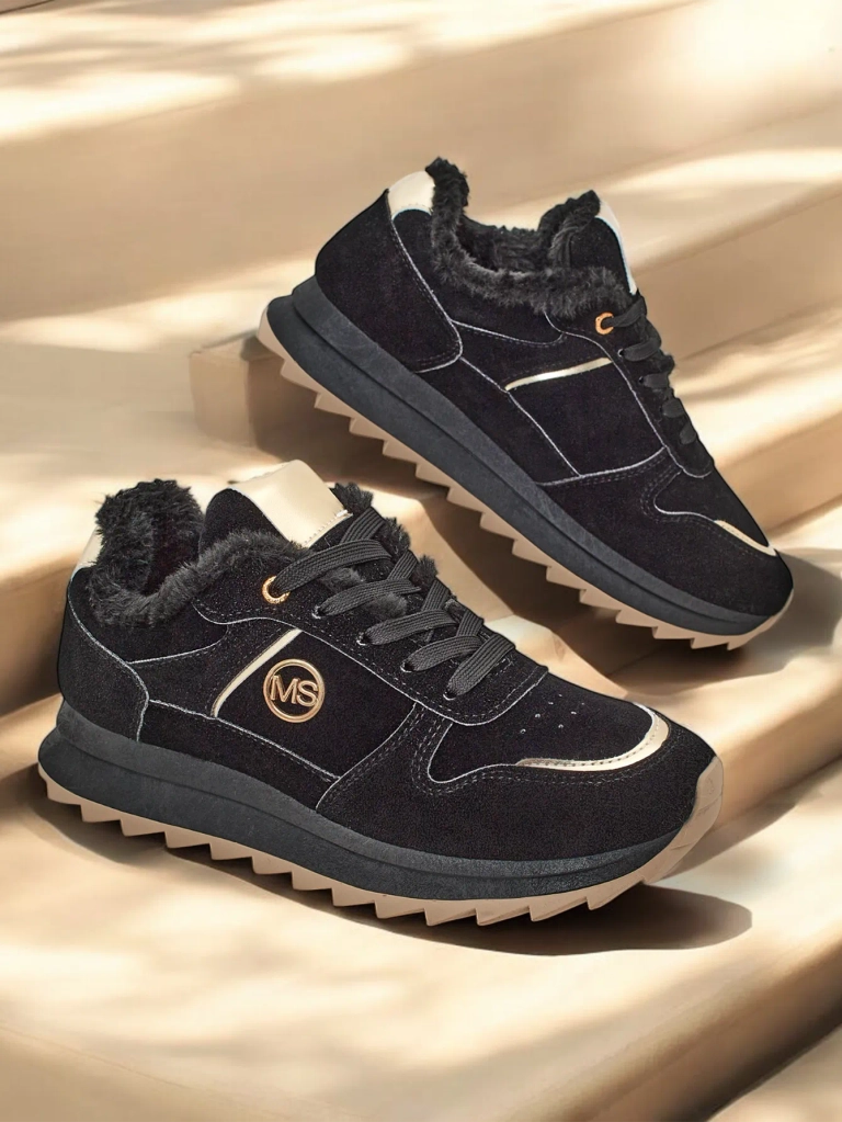 Royalfashion Изолирани маратонки за жени с козина Борис