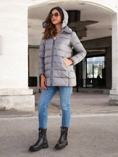 Дамско закачано зимно яке на Royalfashion