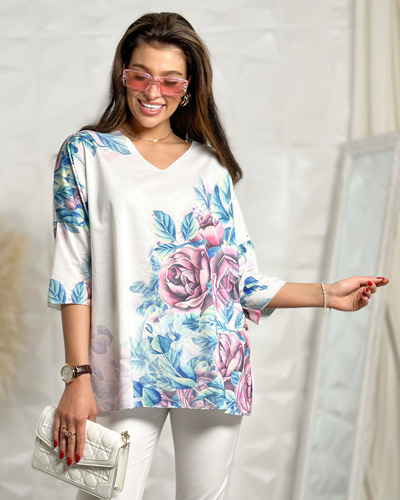 Royalfashion Дамска блуза с принт