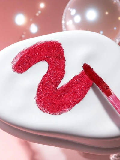 Блясък с брокат и безцветен блясък 2в1 Wine Room