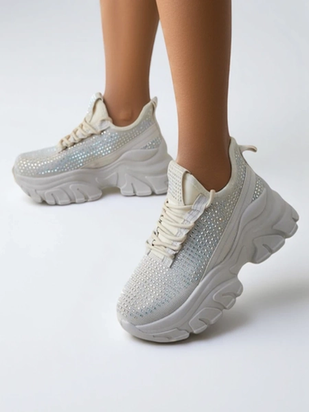 Royalfashion Дамски спортни кецове с камъчета Blysco