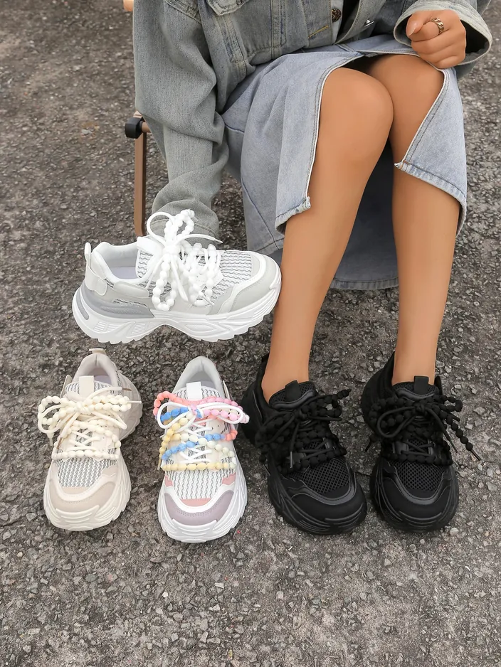 Спортни маратонки Royalfashion за жени на по-дебела подметка Loness