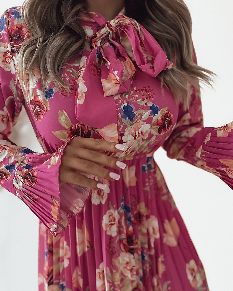 Royalfashion Дамска флорална мини рокля