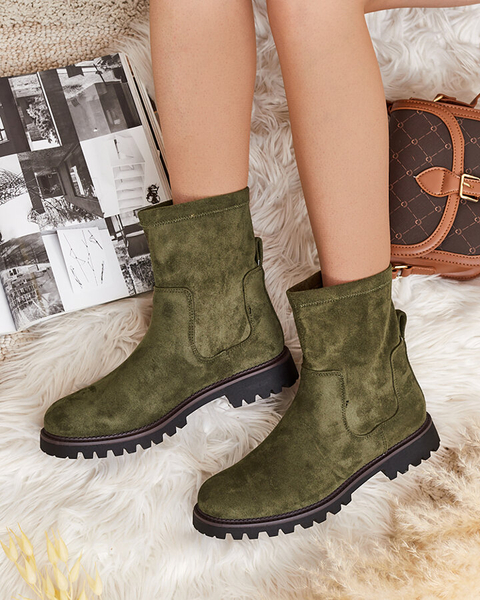 Royalfashion Дамски ботуши Gebimma от еко велур