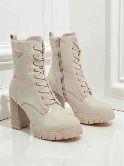 Дамски еко велурени боти на ток Event Bramble