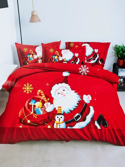 Royalfashion Коледно спално бельо 160x200 комплект 3 ЧАСТИ