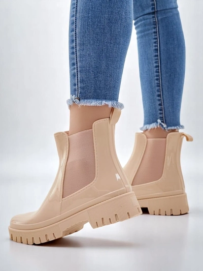 Royalfashion Лакирани дамски дъждовни обувки EriEri