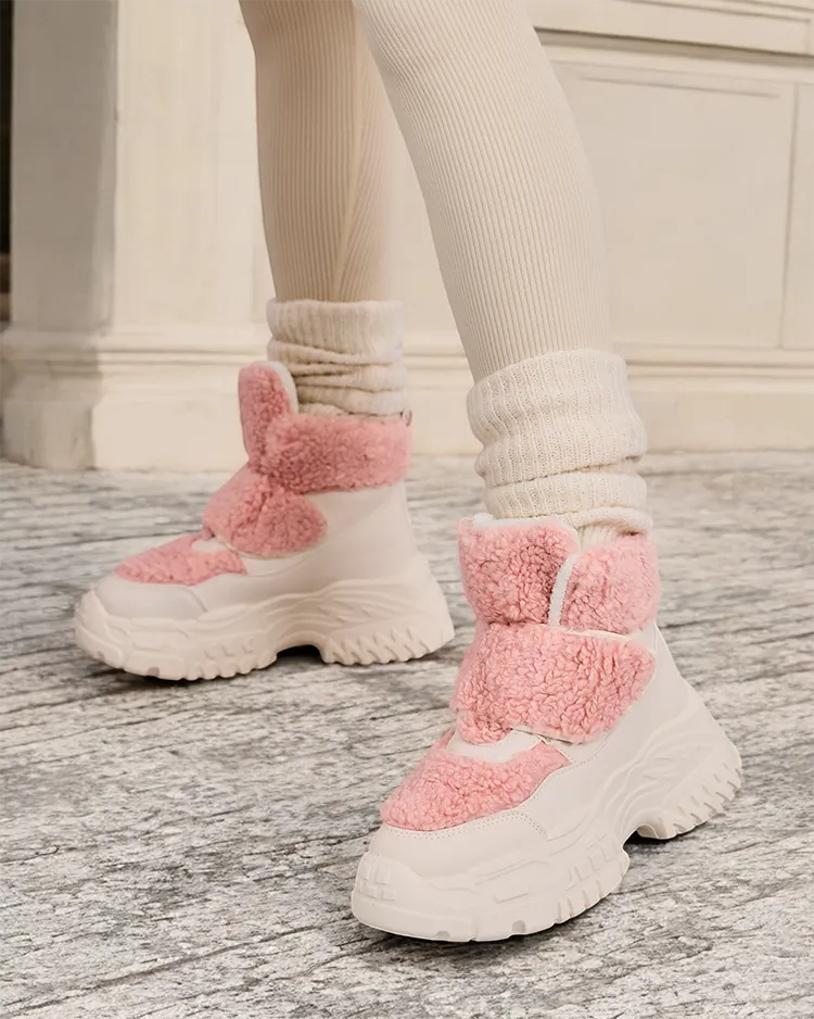 Royalfashion Дамски ботуши за сняг с овча кожа Segulla