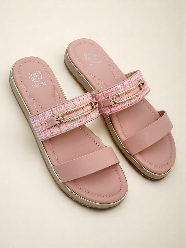 Royalfashion Дамски сандали с равна подметка Mamma