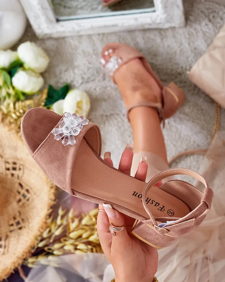 Royalfashion Дамски сандали Voleso с кристали