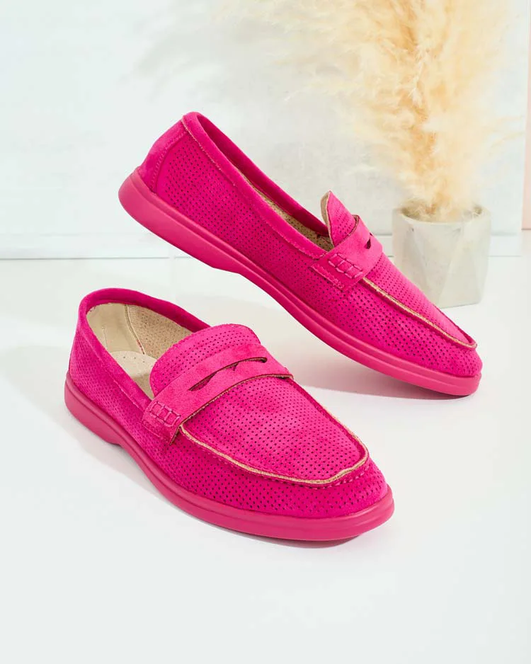 Royalfashion Дамски ажурни мокасини Sierro