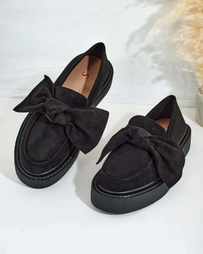 Royalfashion Дамски полуобувки с панделка Eriz