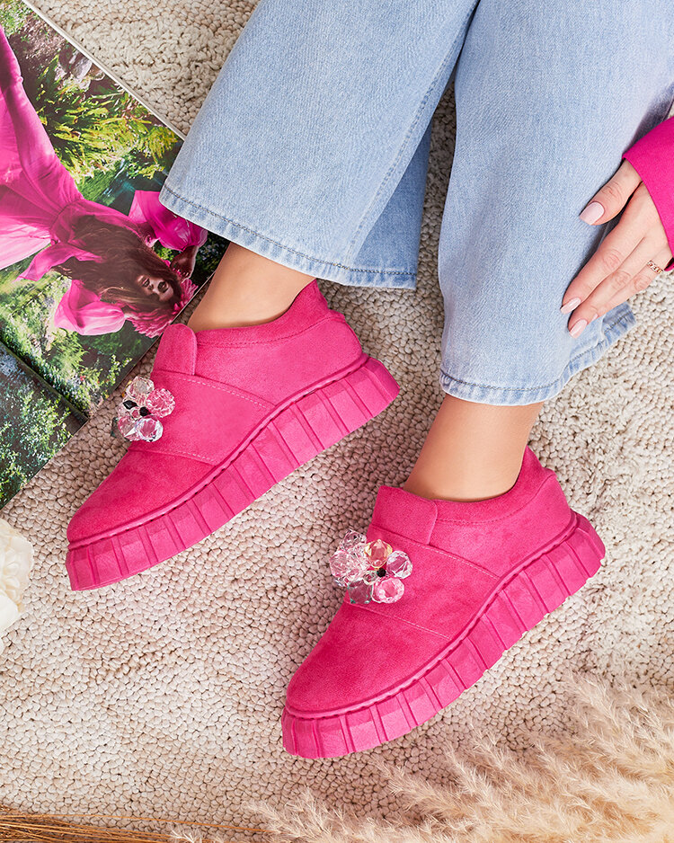 Royalfashion Спортни полуобувки с цветни камъни Resinello