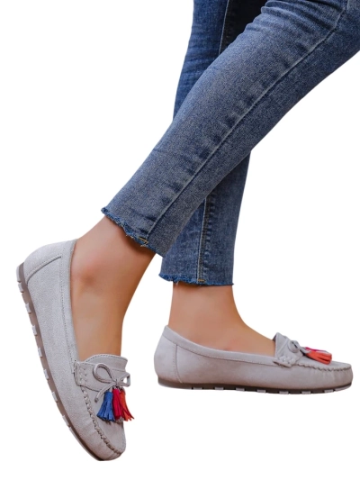 Royalfashion Жени екологични замшеви мокасини Zimmid