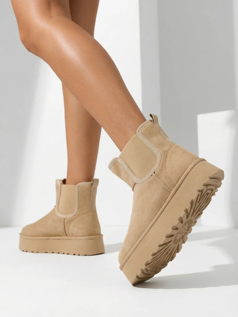 Royalfashion Къси снежни ботуши за жени Vierris