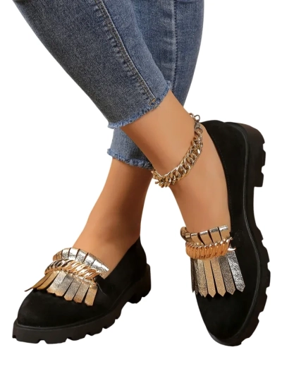 Royalfashion Женски мокасини от екосуйд Mare Nostrum