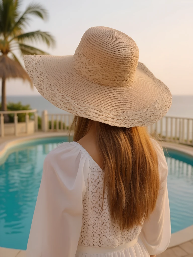 Royalfashion Дамска сламена шапка Elorine