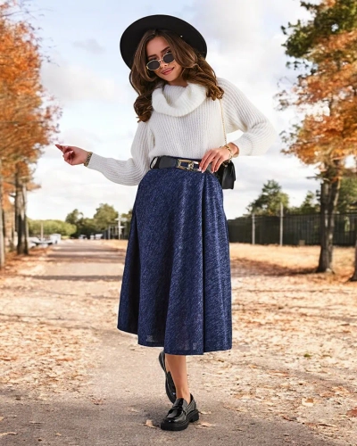 Дамска миди пола на Royalfashion