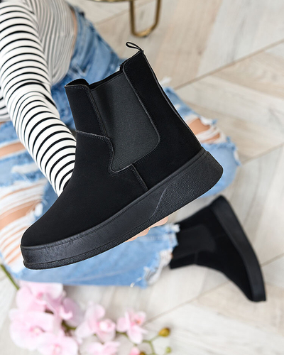 Royalfashion Бежови дамски ботуши a'la snow boots Uteris