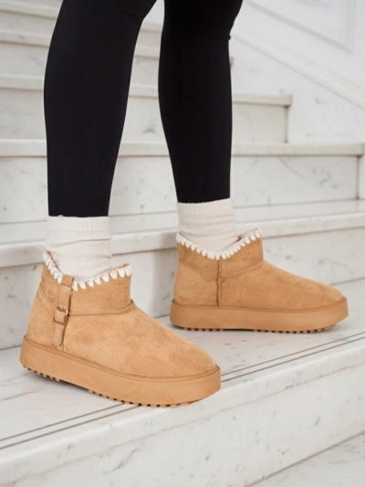 Royalfashion Къси дамски снежни ботуши Ewioz