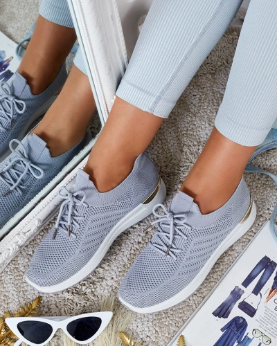 Royalfashion Дамски спортни обувки от плат Amgent