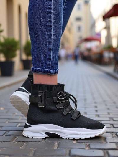 Royalfashion Женски високи спортни кецове Lorietea