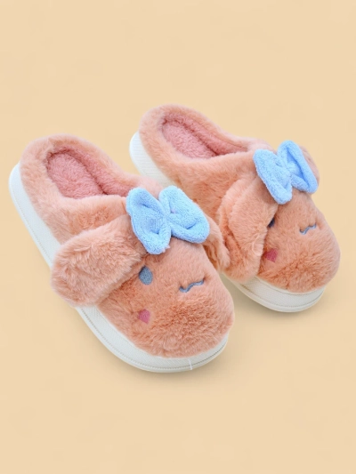 Женски домашни чехли Royalfashion с лък Savos