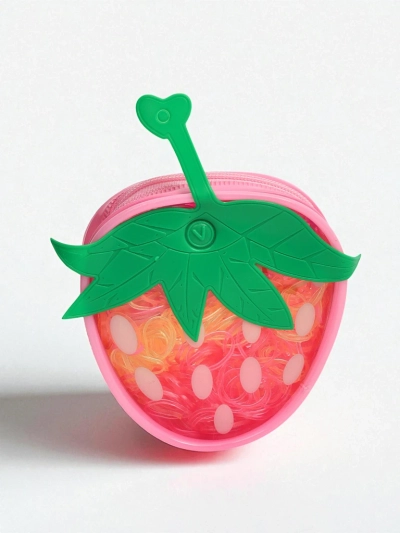 Royalfashion Многоцветни силиконови ластици за коса Ягода