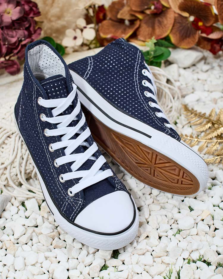 Royalfashion Дамски ажурни кецове Nimm