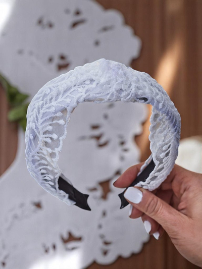 Royalfashion Дантелена лента за коса Koralia