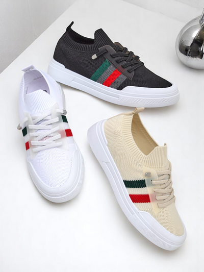 Royalfashion дамски маратонки с цветни райета Ettas