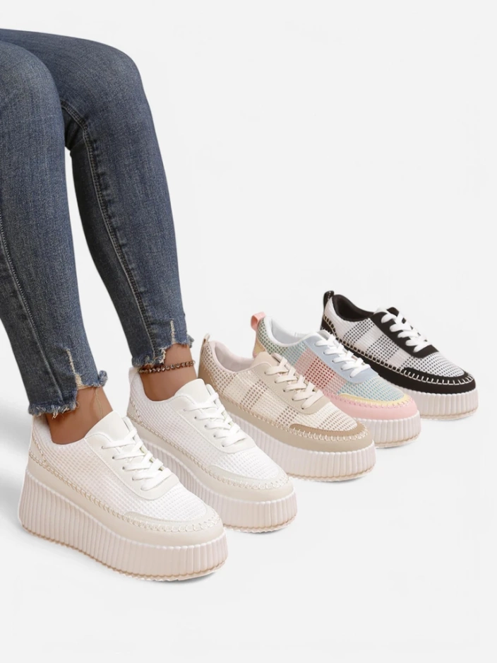 Royalfashion дамски платформи обувки Siserra